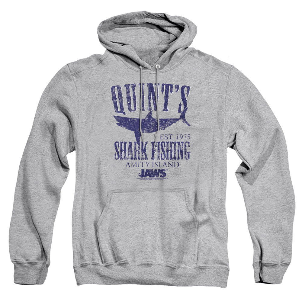 Jaws Quints Mens Hoodie Athletic Heather