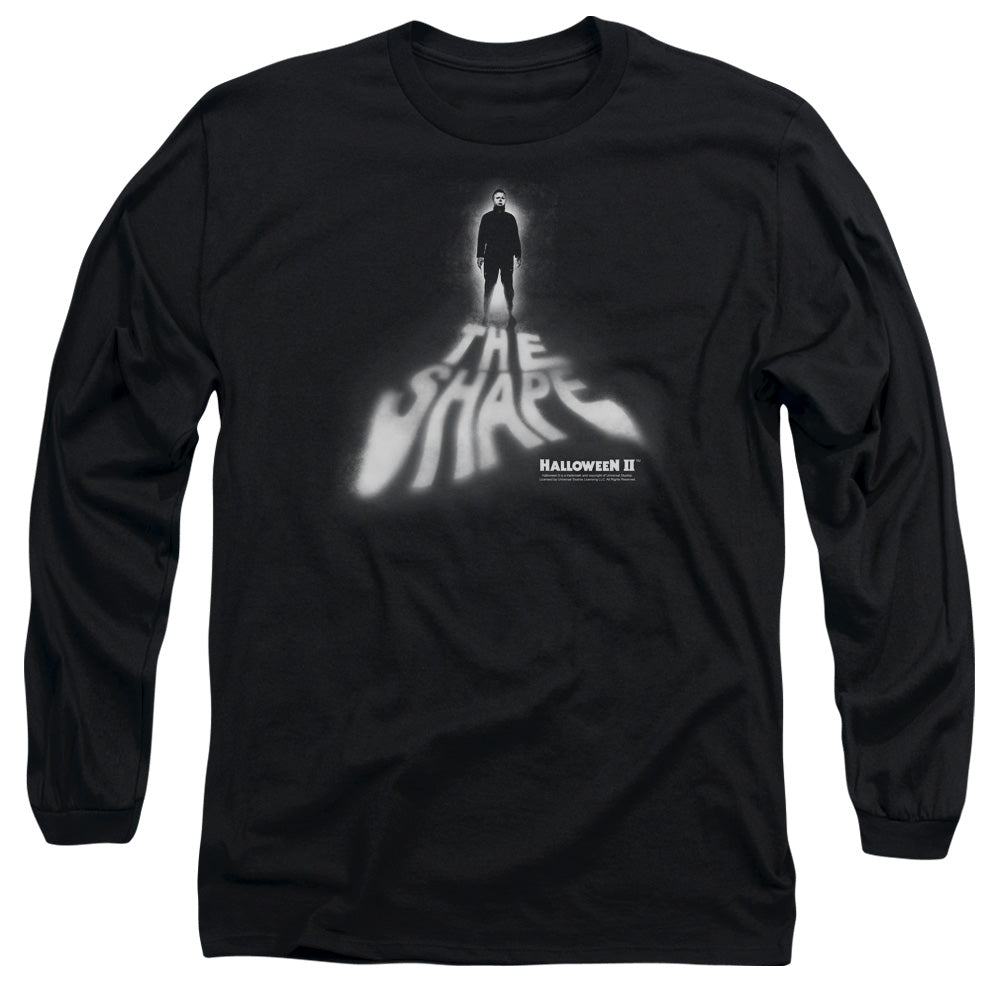 Halloween Ii The Shape Mens Long Sleeve Shirt Black Black