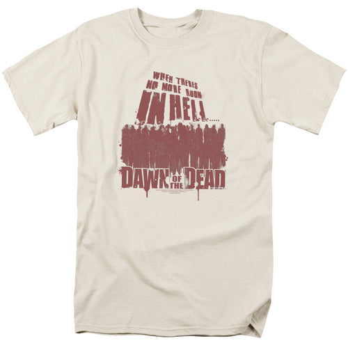 Dawn Of The Dead  No More Room Mens T Shirt Cream