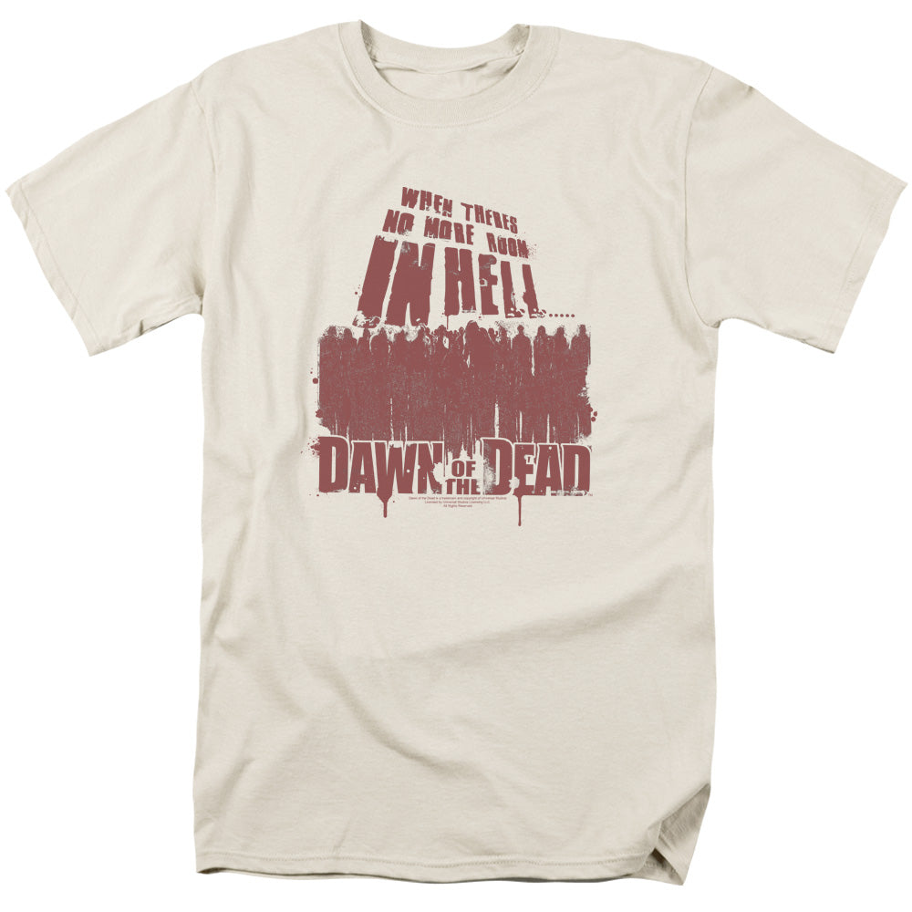Dawn Of The Dead  No More Room Mens T Shirt Cream