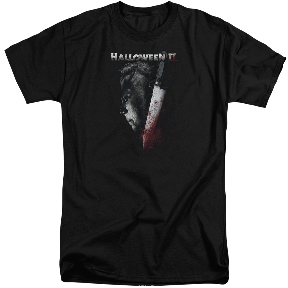 Halloween II Cold Gaze Mens Tall T Shirt Black