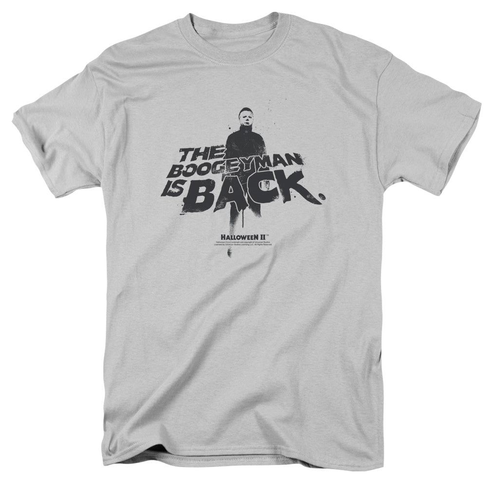 Halloween Ii Boogeyman Mens T Shirt Silver