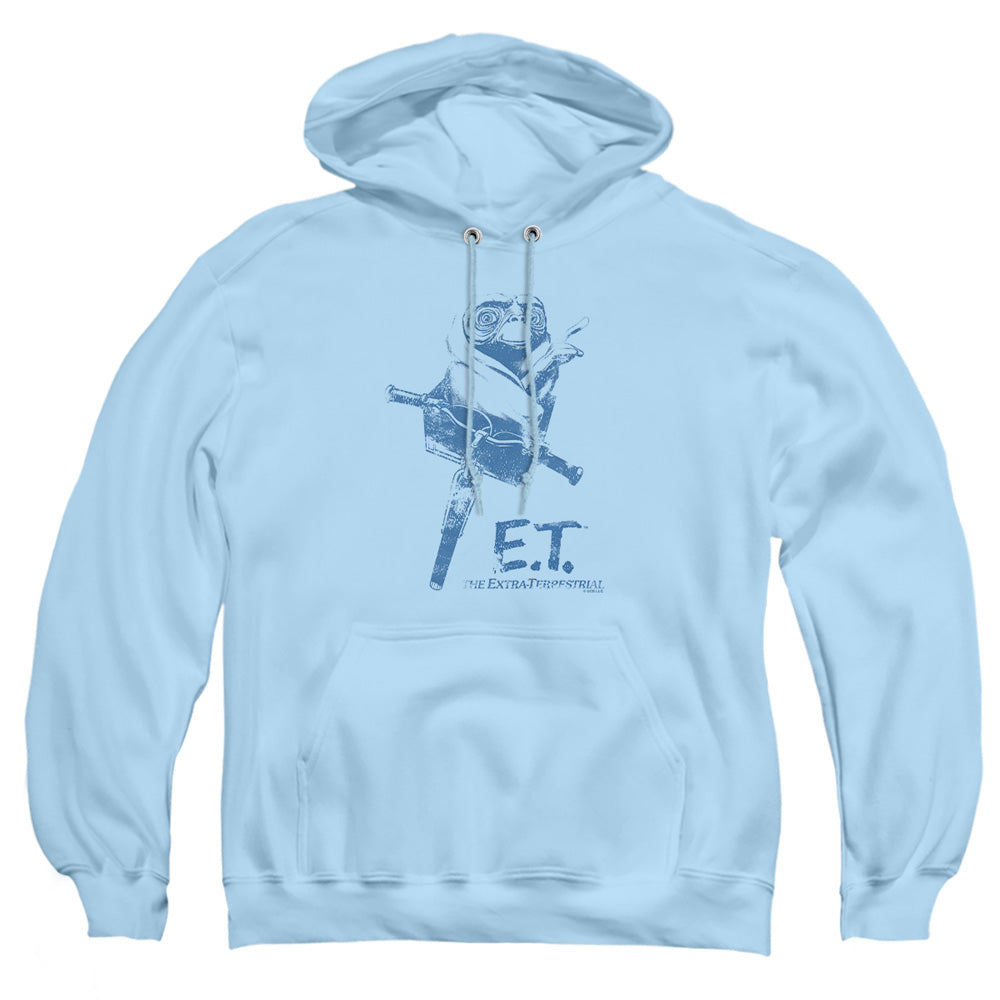 Et Bike Mens Hoodie Light Blue