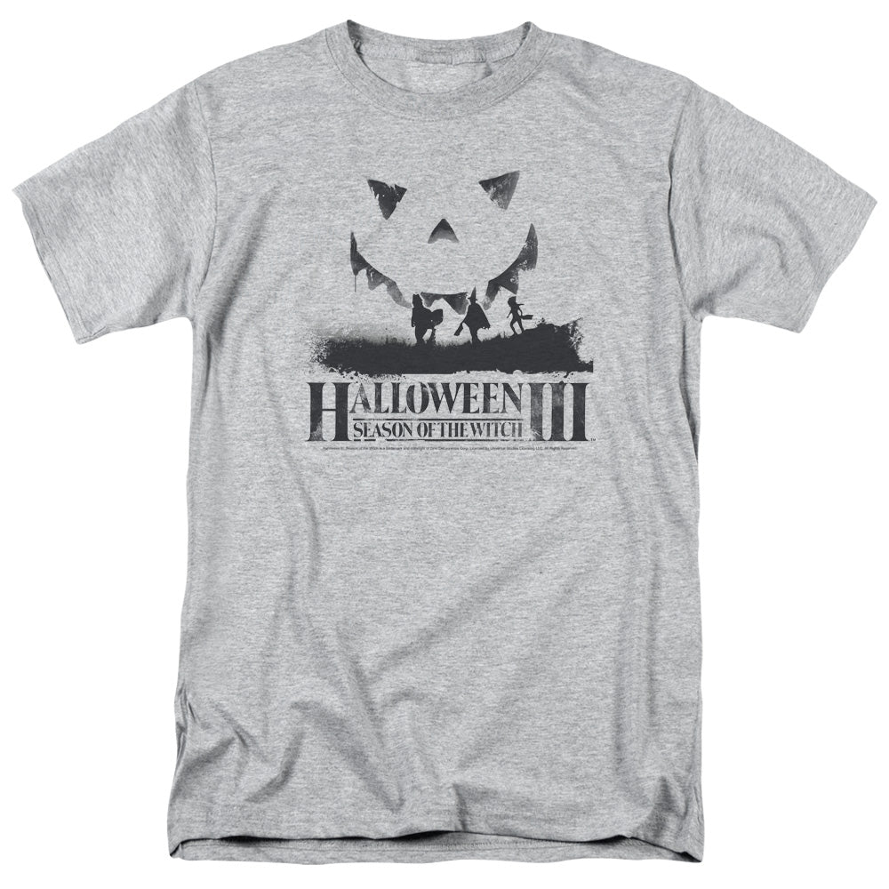Halloween Iii Silhouette Mens T Shirt Athletic Heather