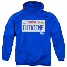 Load image into Gallery viewer, Back To The Future Outatime Plate Mens Hoodie Royal Blue
