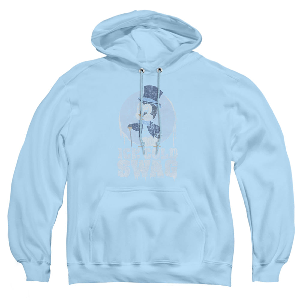 Chilly Willy Ice Cold Mens Hoodie Light Blue