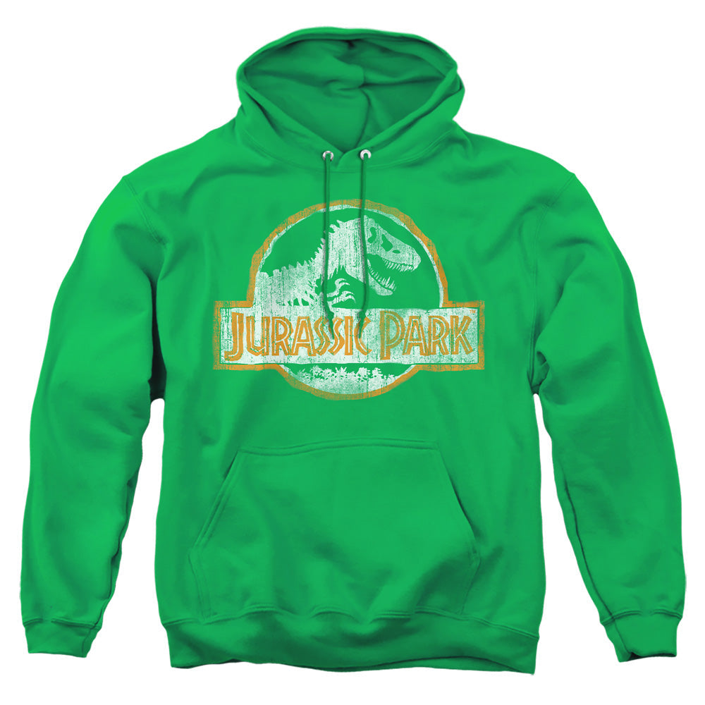 Jurassic Park Jp Orange Mens Hoodie Kelly Green
