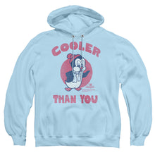 Load image into Gallery viewer, Chilly Willy Cooler Than You Mens Hoodie Light Blue Light Blue
