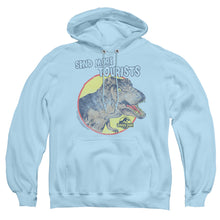 Load image into Gallery viewer, Jurassic Park More Tourists Mens Hoodie Light Blue
