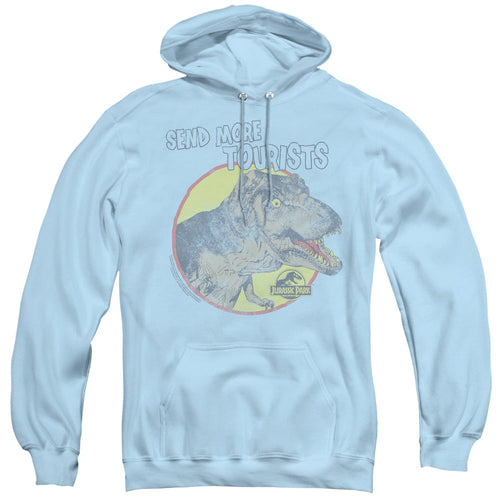 Jurassic Park More Tourists Mens Hoodie Light Blue