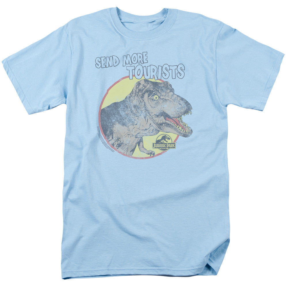 Jurassic Park More Tourist Mens T Shirt Light Blue