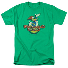 Load image into Gallery viewer, Woody Woodpecker Loco Mens T Shirt Kelly Green
