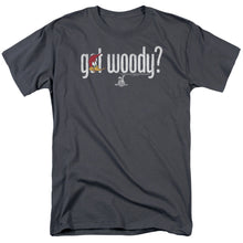 Load image into Gallery viewer, Woody Woodpecker Got Woody Mens T Shirt Charcoal
