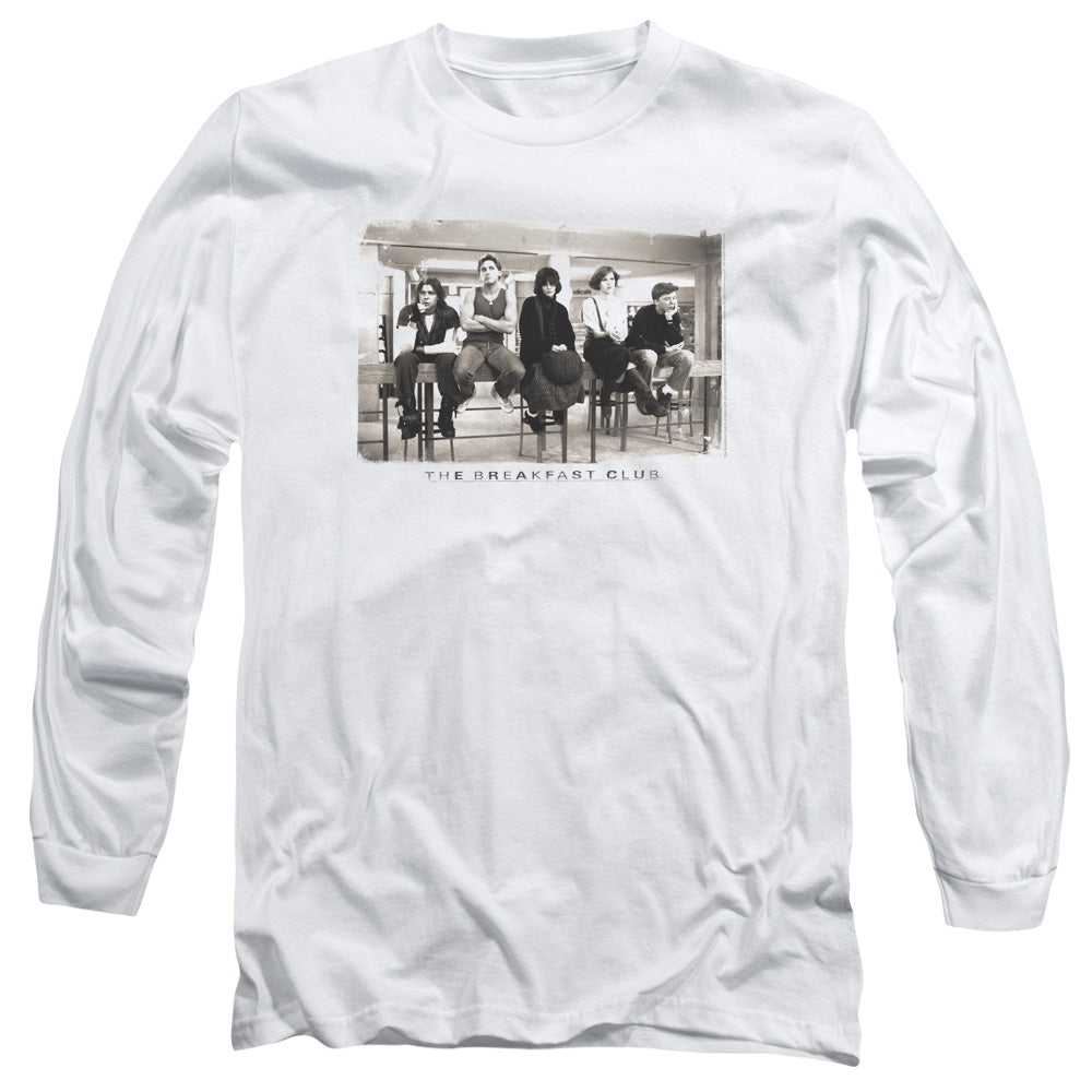 Breakfast Club Mugs Mens Long Sleeve Shirt White White
