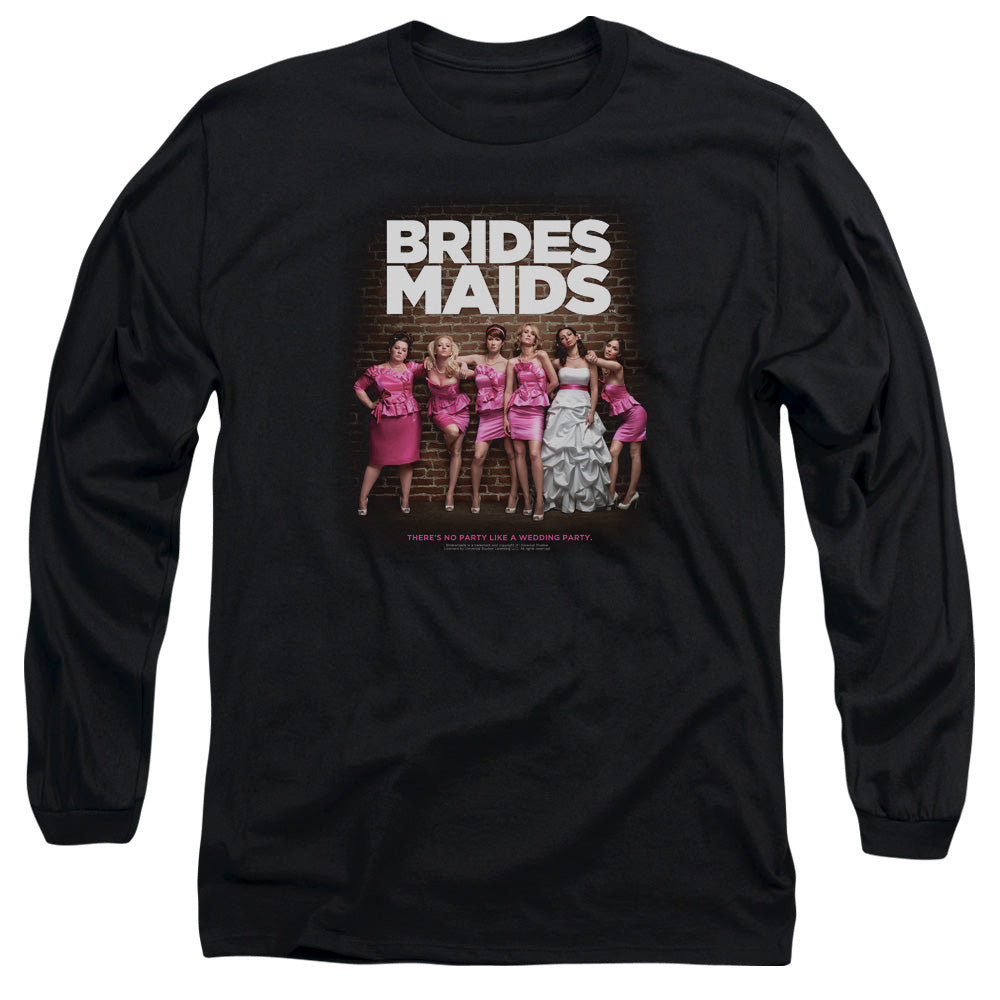 Bridesmaids Poster Mens Long Sleeve Shirt Black Black