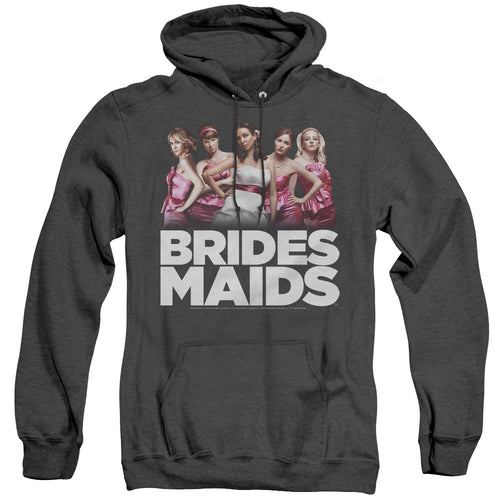 Bridesmaids Maids Heather Mens Hoodie Black
