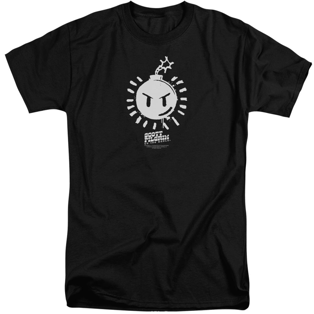 Scott Pilgrim Vs The World Sex Bob Omb Logo Mens Tall T Shirt Black