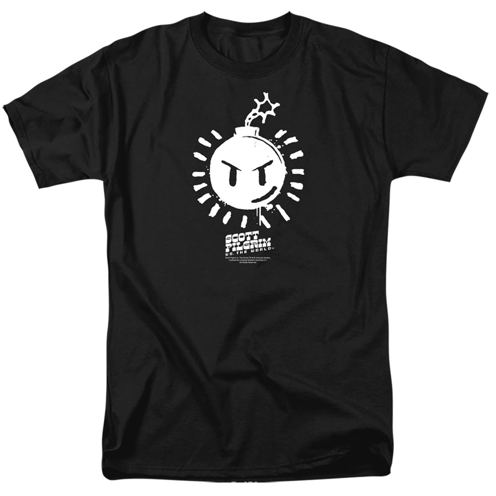Scott Pilgrim Sex Bob Omb Logo Mens T Shirt Black