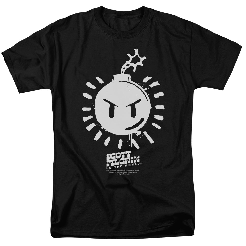 Scott Pilgrim Sex Bob Omb Logo Mens T Shirt Black