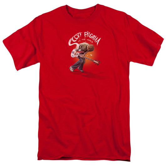 Scott Pilgrim Scott Poster Mens T Shirt Red