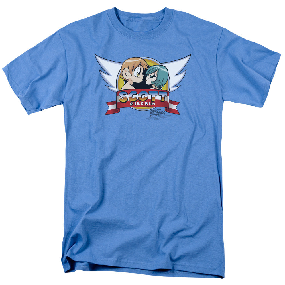 Scott Pilgrim Sonic Scott Mens T Shirt Carolina Blue
