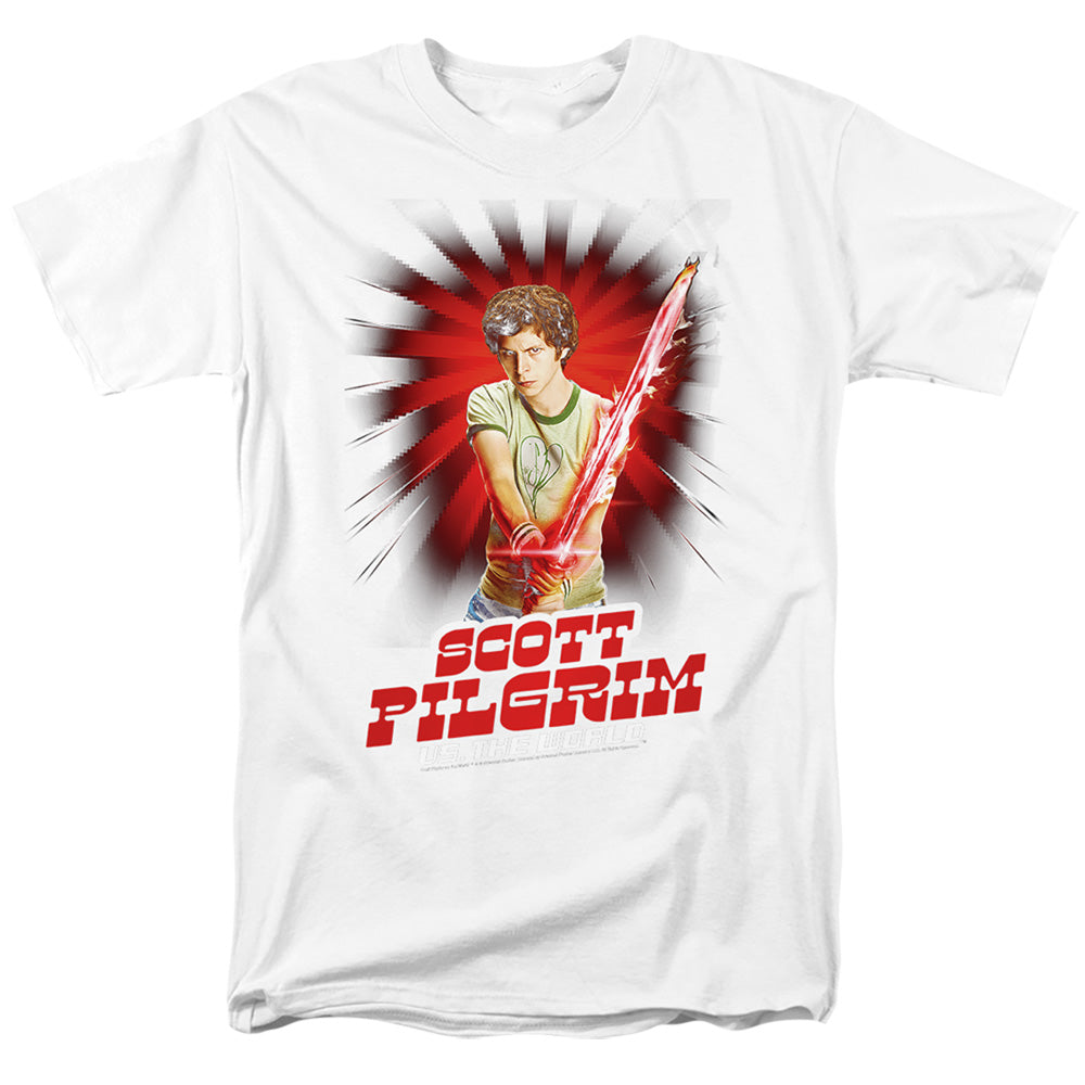 Scott Pilgrim Super Sword Mens T Shirt Black