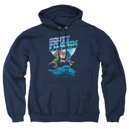 Scott Pilgrim Lovers Mens Hoodie Navy