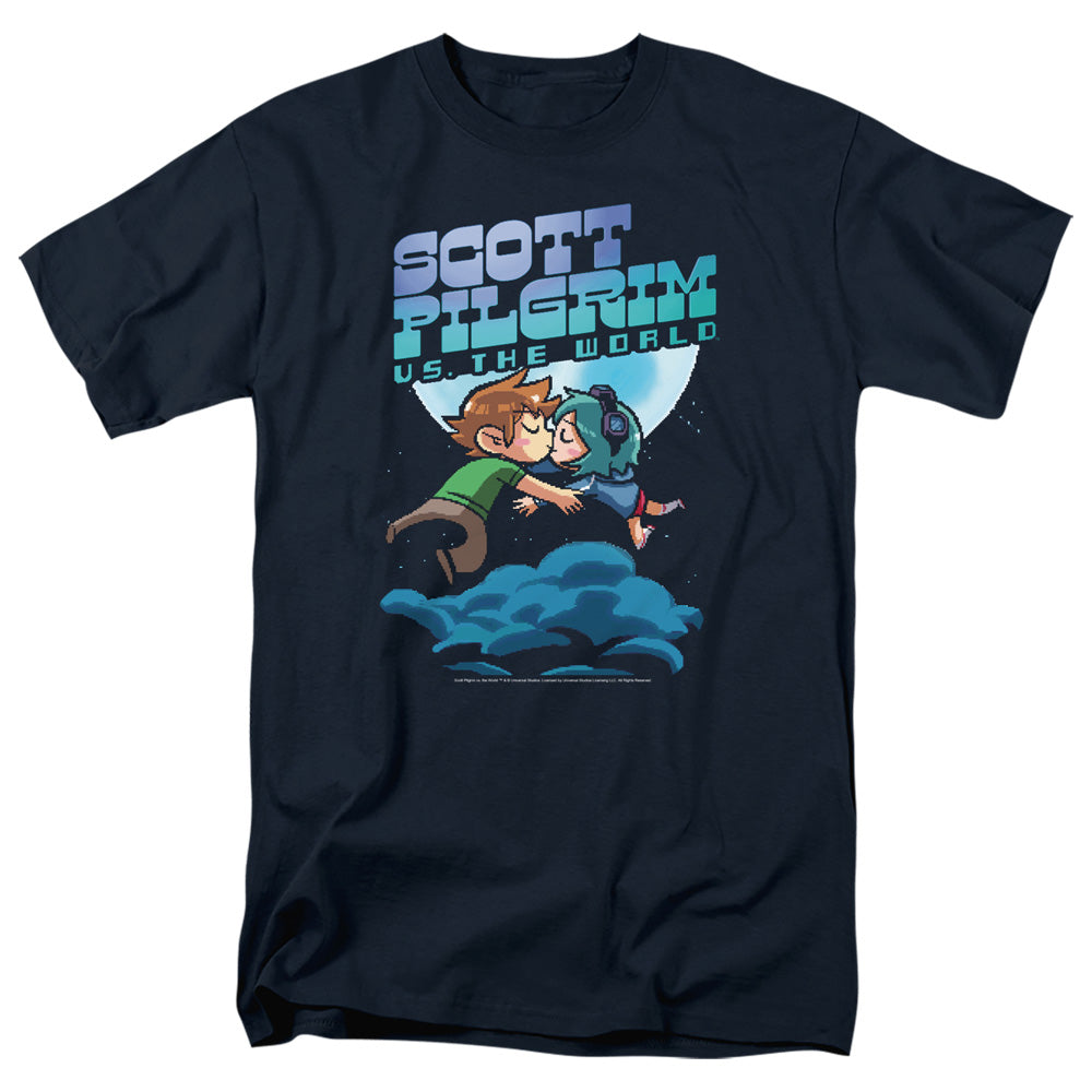 Scott Pilgrim Lovers Mens T Shirt Navy