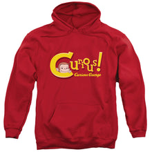 Load image into Gallery viewer, Curious George Curious Mens Hoodie Red
