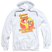 Load image into Gallery viewer, Curious George Friends Mens Hoodie White
