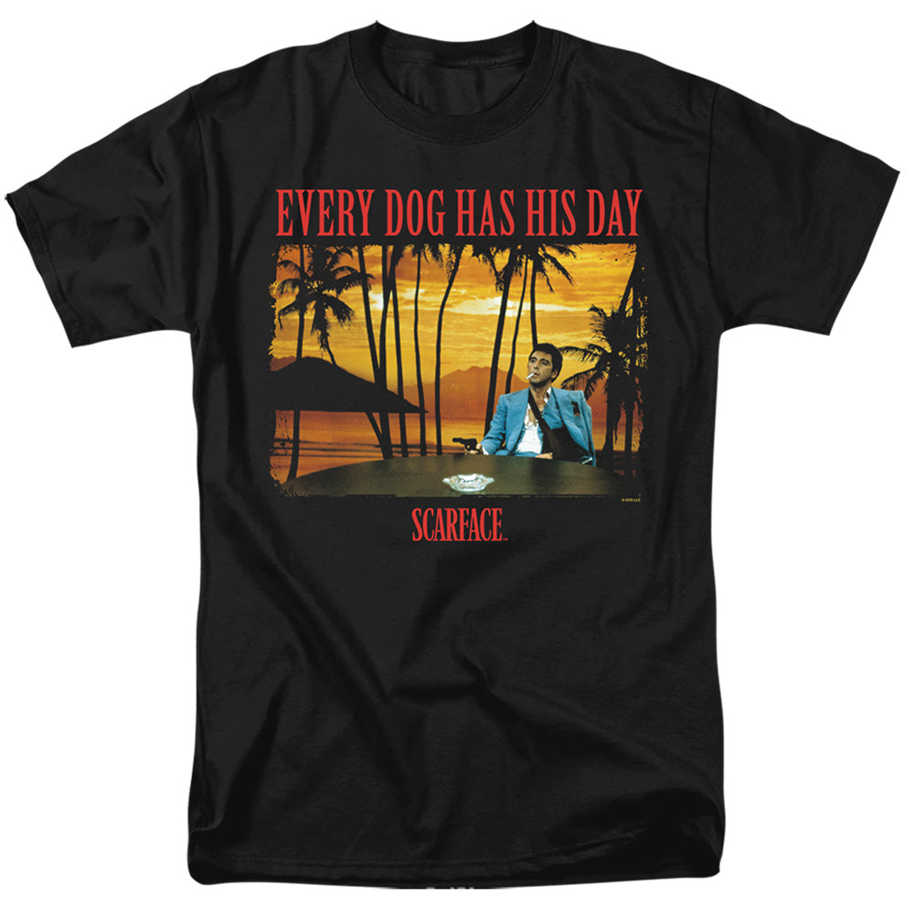 Scarface A Dog Day Mens T Shirt Black