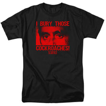 Load image into Gallery viewer, Scarface Cockroaches Mens T Shirt Black

