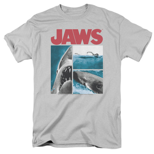 Jaws Instajaws Mens T Shirt Silver