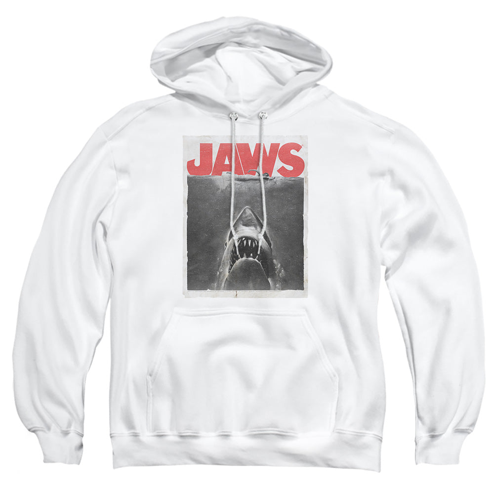 Jaws Classic Fear Mens Hoodie White