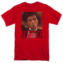 Load image into Gallery viewer, Scarface Smoking Cigar Mens T Shirt Red
