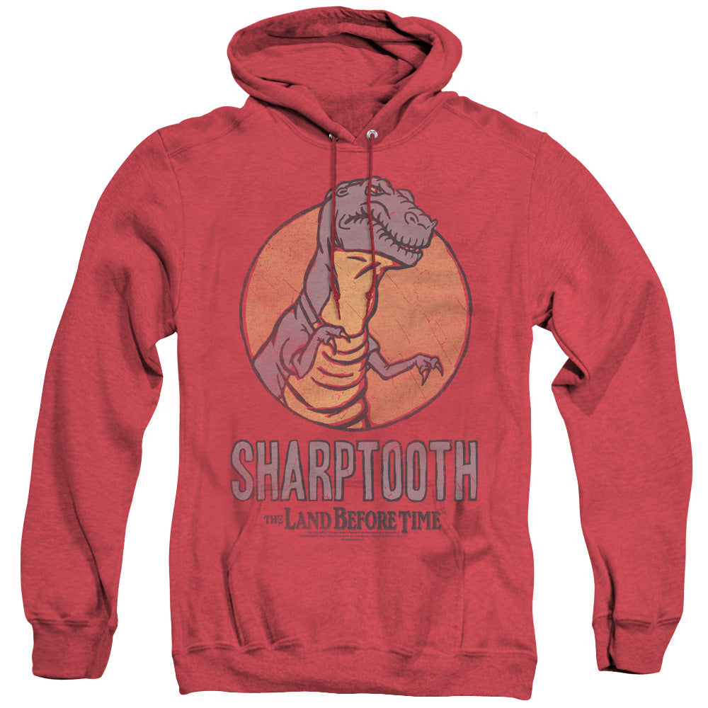 Land Before Time Sharptooth Heather Mens Hoodie Red