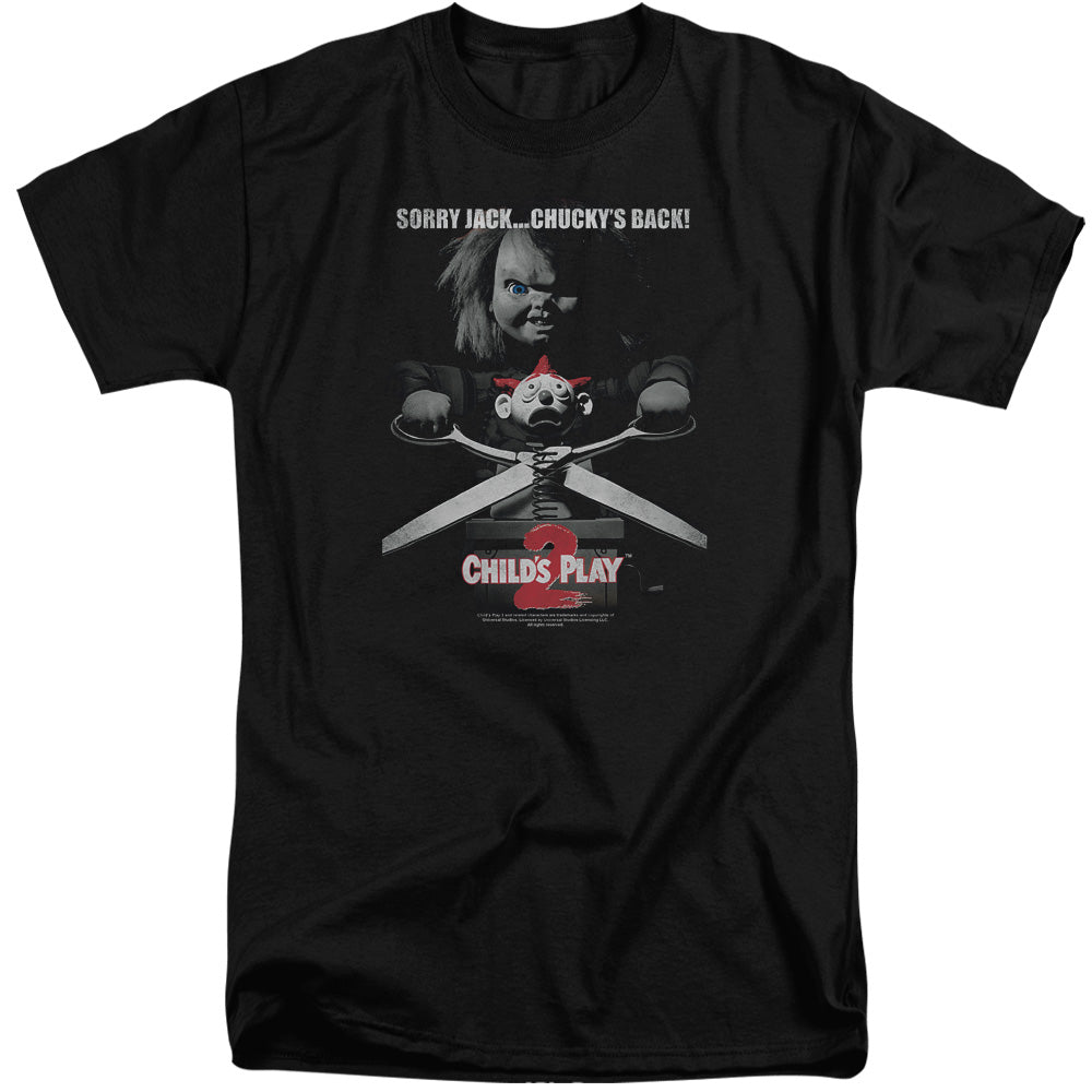 Childs Play 2 Jack Poster Mens Tall T Shirt Black