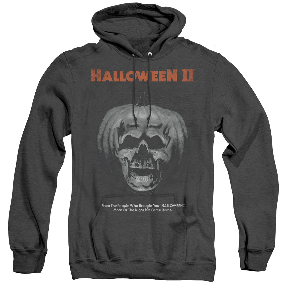 Halloween Ii Pumpkin Poster Heather Mens Hoodie Black