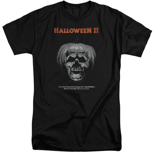 Halloween II Pumpkin Poster Mens Tall T Shirt Black