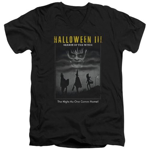 Halloween III Kids Poster Mens Slim Fit V-Neck T Shirt Black