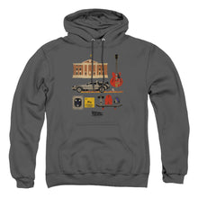 Load image into Gallery viewer, Back To The Future Items Mens Hoodie Charcoal
