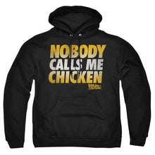Load image into Gallery viewer, Back To The Future Chicken Mens Hoodie Black

