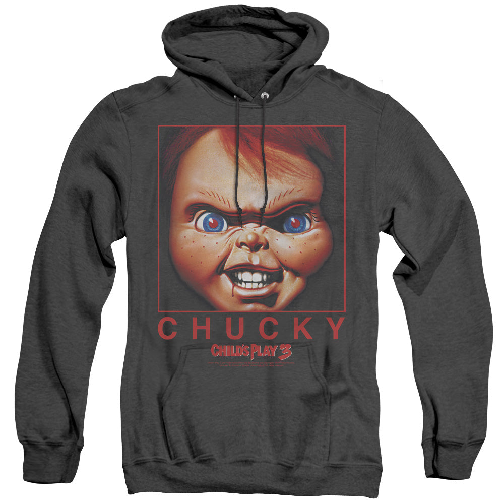 Childs Play Chucky Squared Heather Mens Hoodie Black