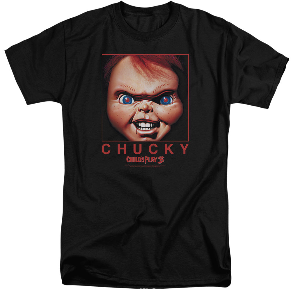 Childs Play 3 Chucky Squared Mens Tall T Shirt Black