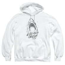 Load image into Gallery viewer, Jaws Locals Only Mens Hoodie White
