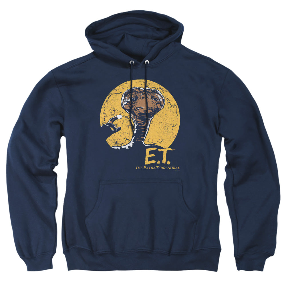 Et Moon Frame Mens Hoodie Navy