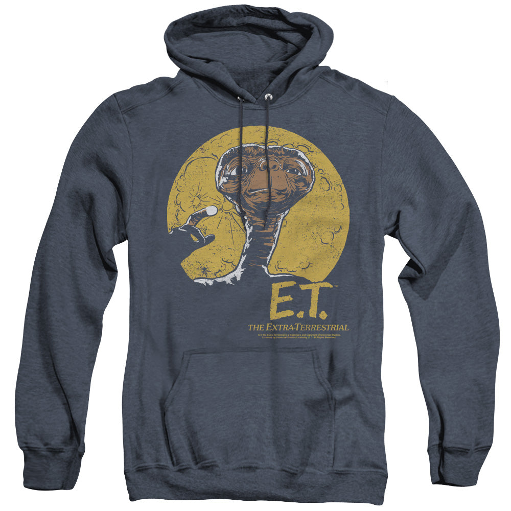 Et Moon Frame Heather Mens Hoodie Navy