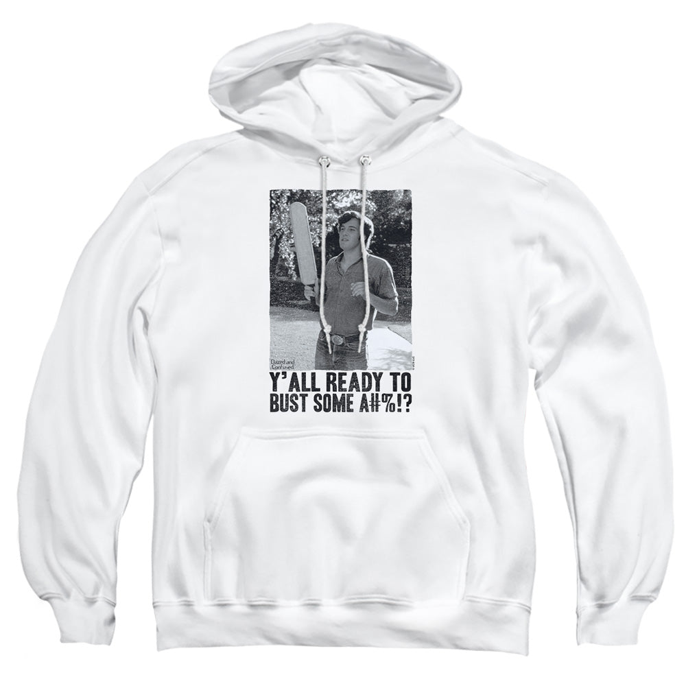 Dazed And Confused Paddle Mens Hoodie White