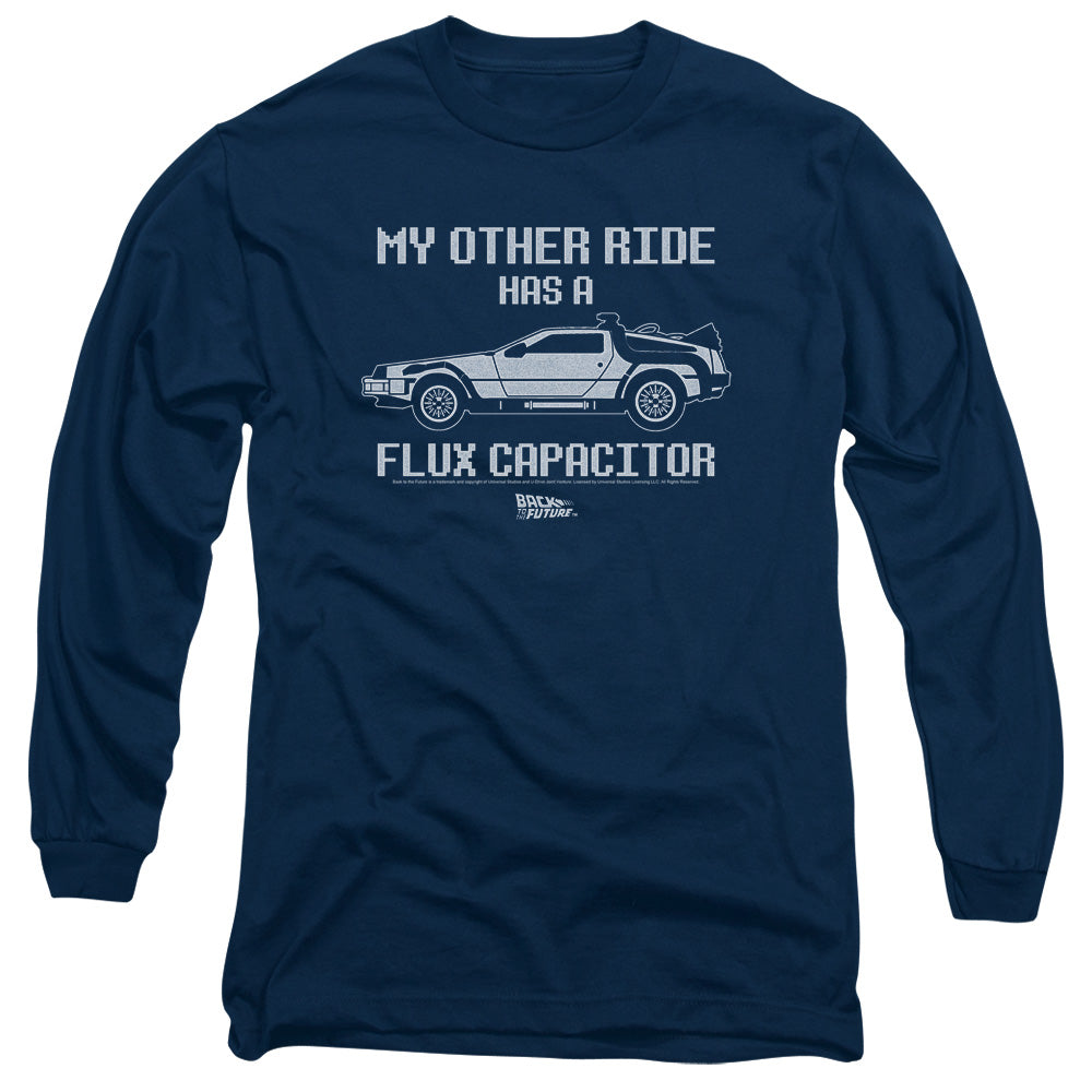 Back To The Future Other Ride Mens Long Sleeve Shirt Navy Navy
