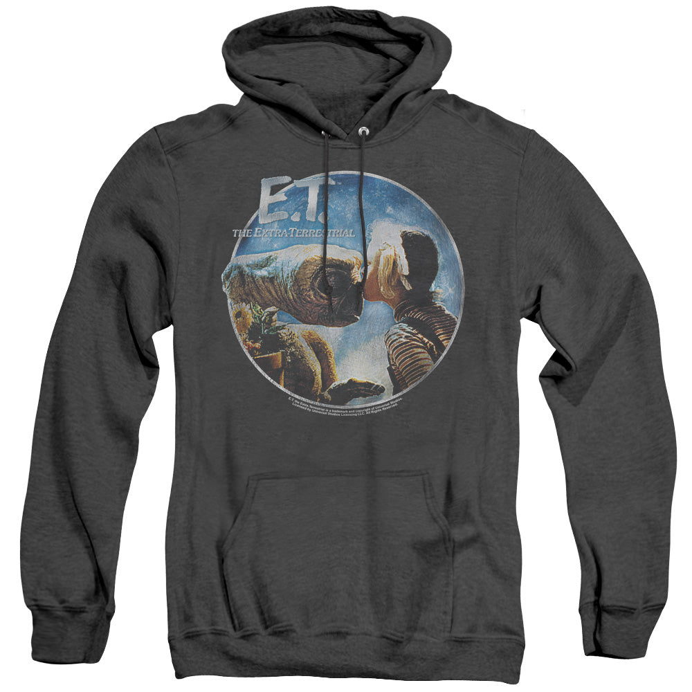 Et Gertie Kisses Heather Mens Hoodie Black
